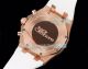 Swiss Copy AP Royal Oak Rose Gold Ladies 37MM White Chronograph Dial Diamond Bezel Watch (9)_th.jpg